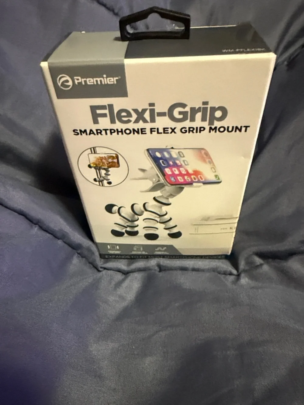 Premier Flexi-Grip Smartphone Mount in White and Black